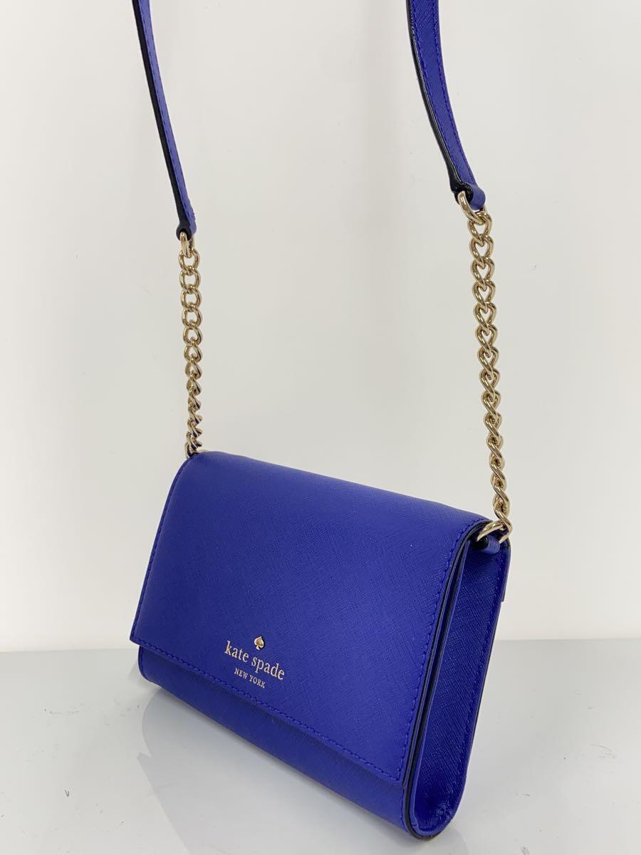 kate spade new york◆ショルダーバッグ/-/BLU/PWRU4450_画像2