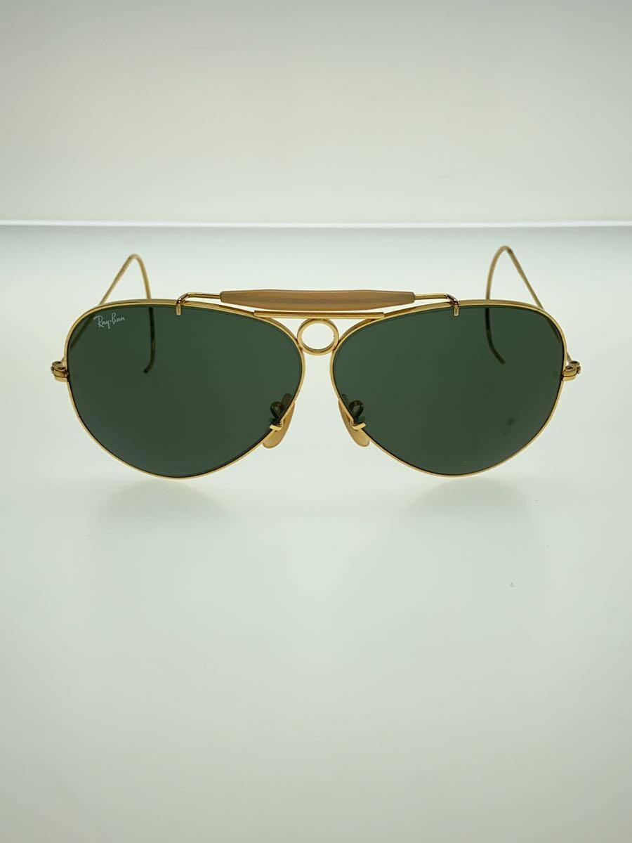 Ray-Ban◆サングラス/ティアドロップ/メタル/GLD/BLK/B&L/ボシュロム/USA