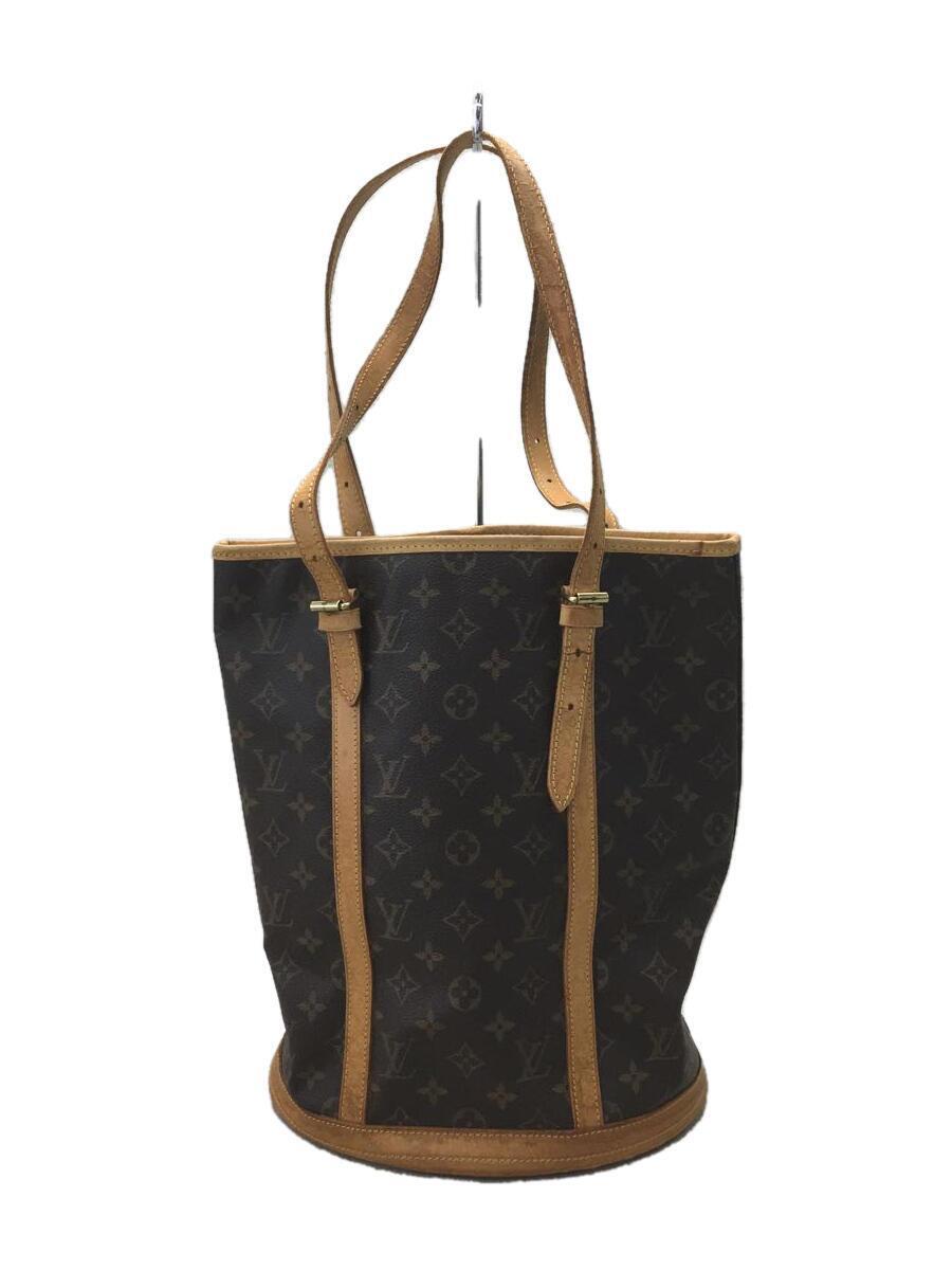 LOUIS VUITTON◆バケツ_モノグラム_BRW/PVC/BRW_画像1