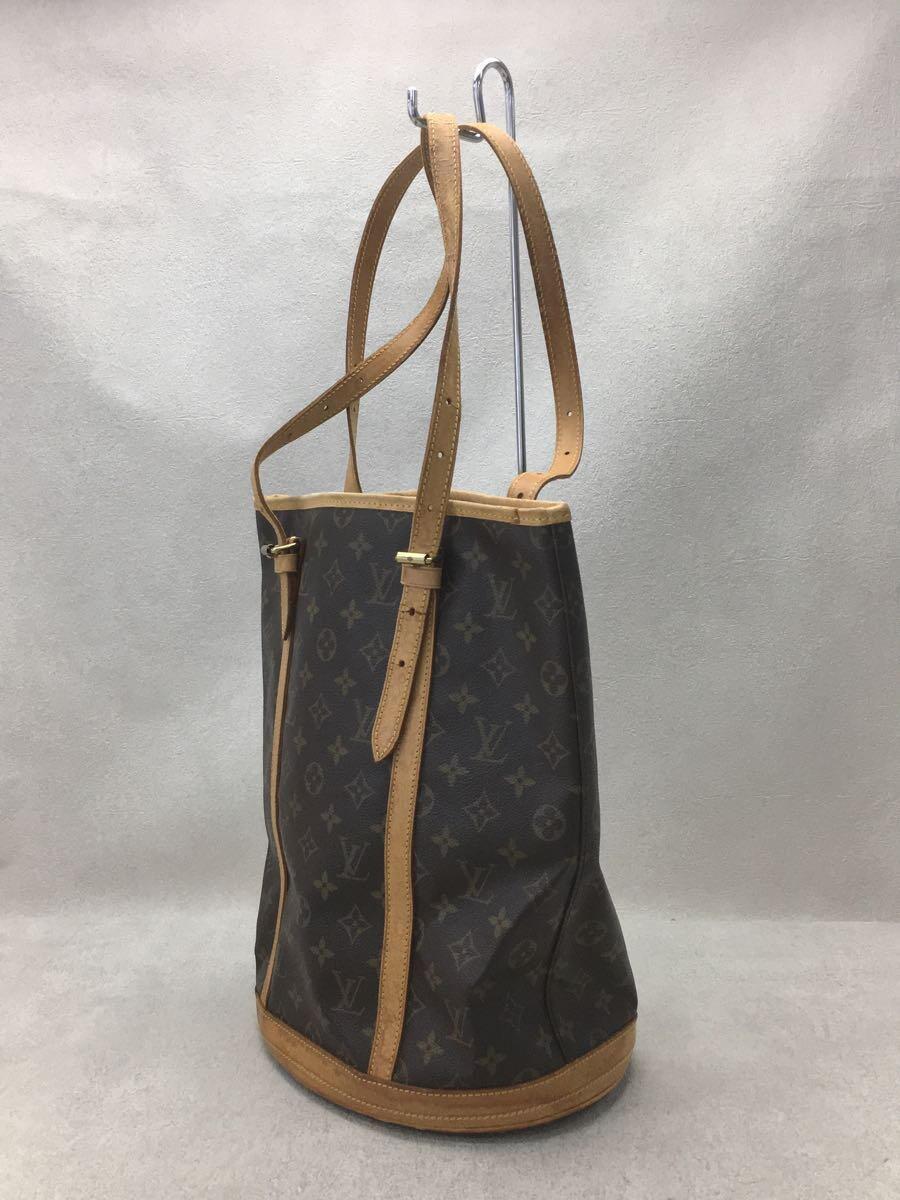 LOUIS VUITTON◆バケツ_モノグラム_BRW/PVC/BRW_画像2