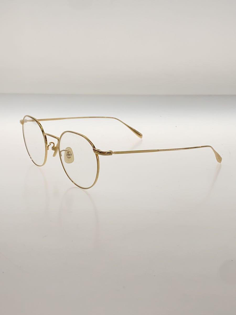  money glasses * glasses / oval / titanium /GLD/CLR/ men's 
