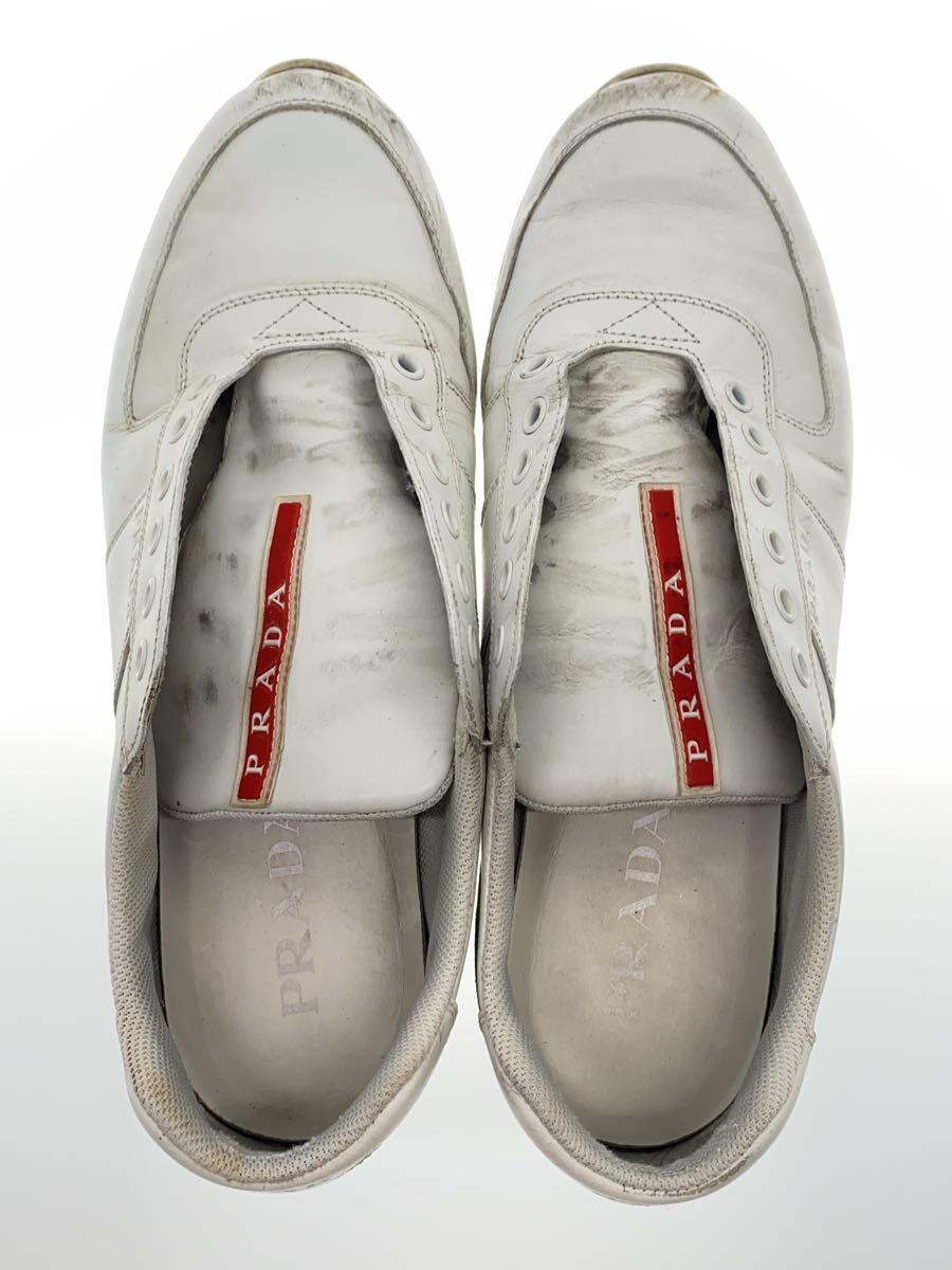 PRADA◆ローカットスニーカー/UK9/WHT/3341_画像3