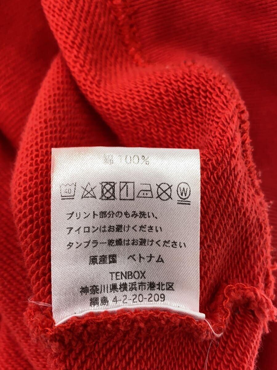 TENBOX◆スウェット/XL/コットン/RED_画像5