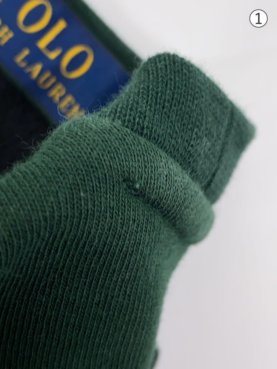 POLO RALPH LAUREN◆ポニー刺繍/スウェット/M/コットン/GRN/無地_画像6