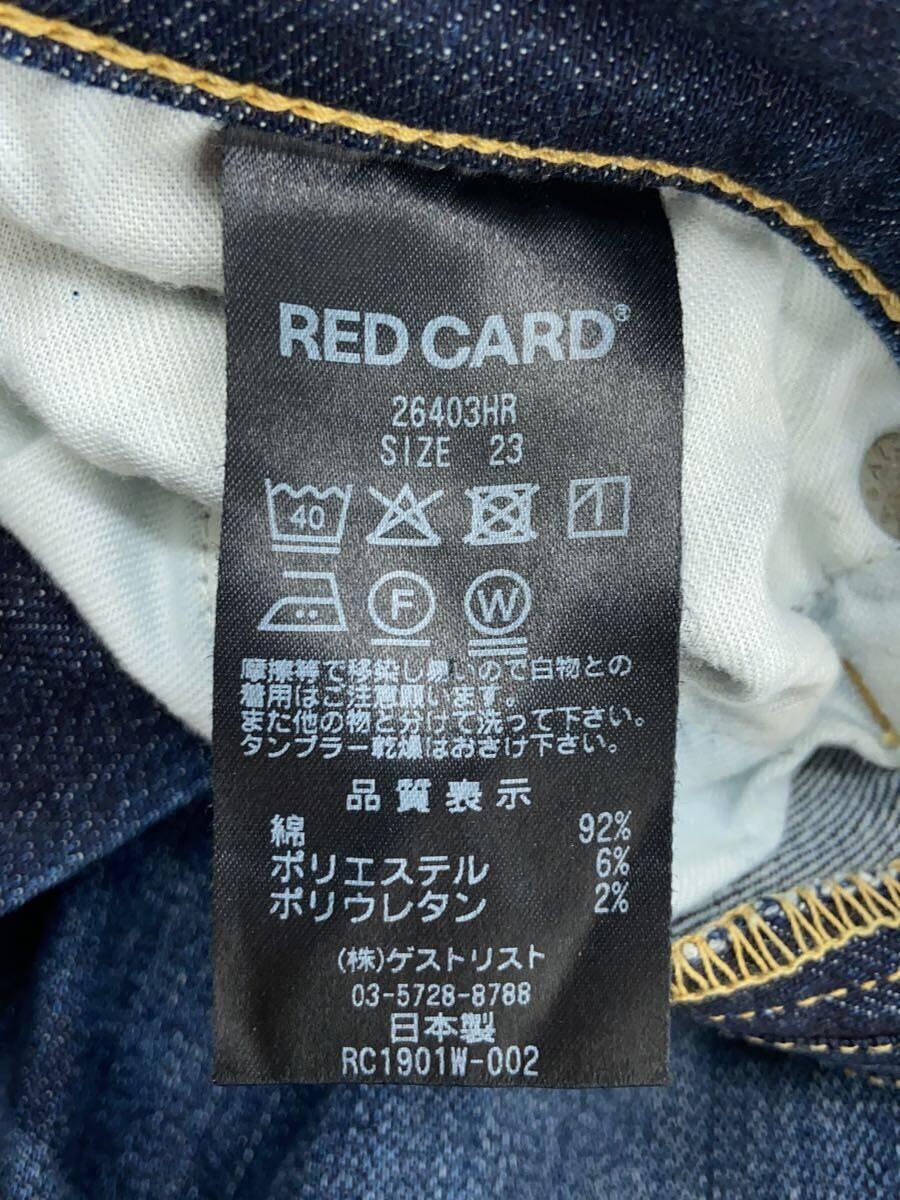 RED CARD◆ストレートパンツ/23/コットン/IDG/無地/26403HR_画像5