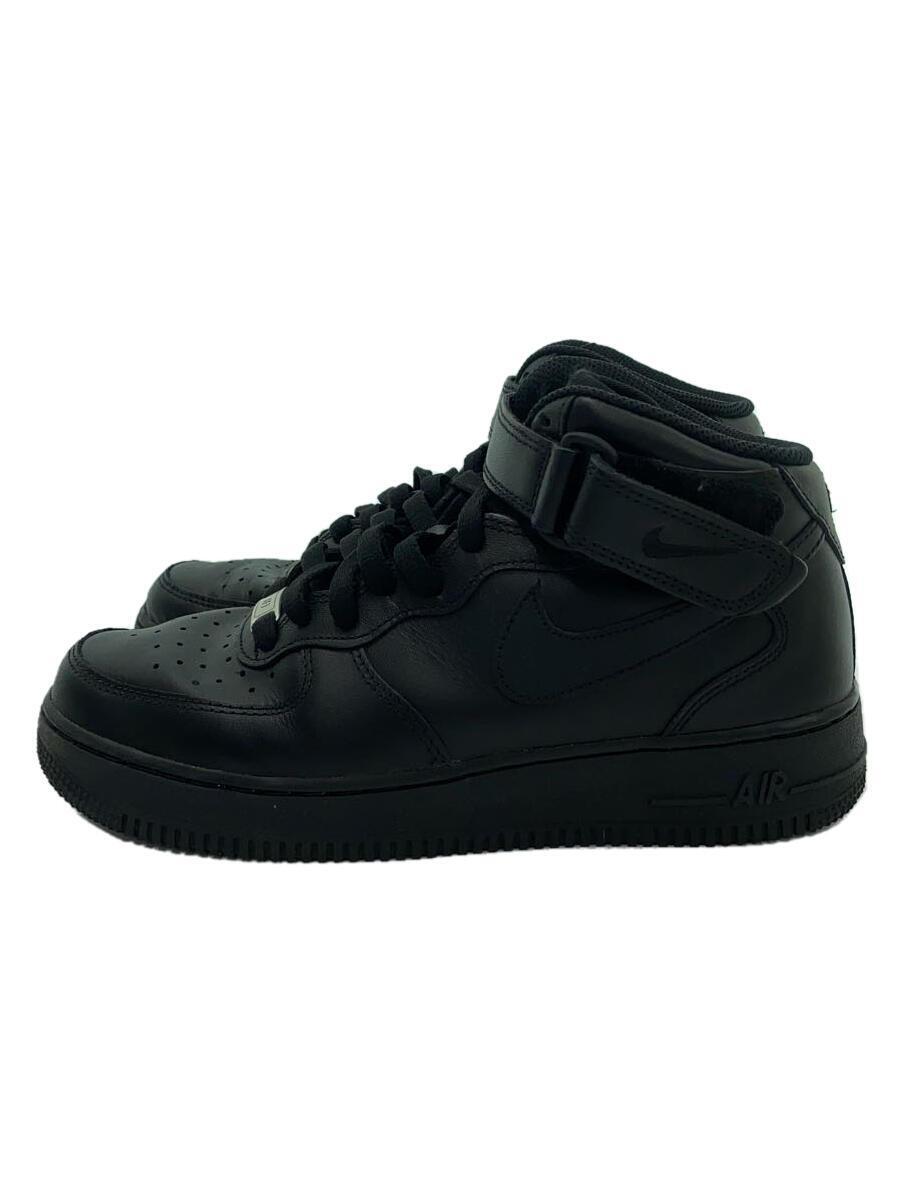 NIKE◆AIR FORCE 1 MID 07_エアフォース 1 ミッド 07/25.5cm/BLK