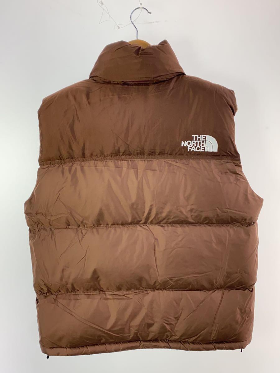 THE NORTH FACE◆NUPTSE VEST_ヌプシベスト/S/ナイロン/BRW_画像2