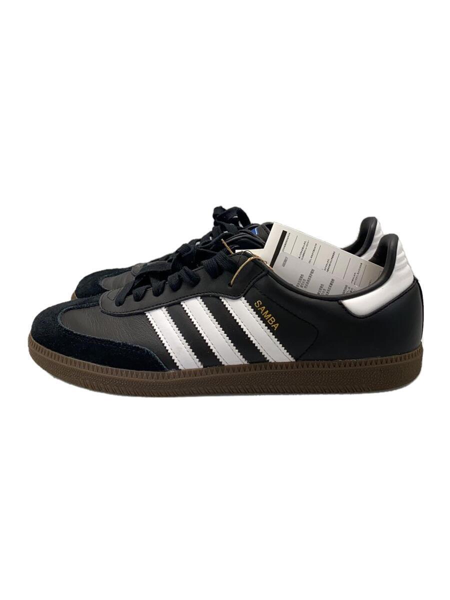 adidas◆オリジナルス/SAMBA OG/サンバ/ブラック/B75807/27.5cm/BLK/レザー