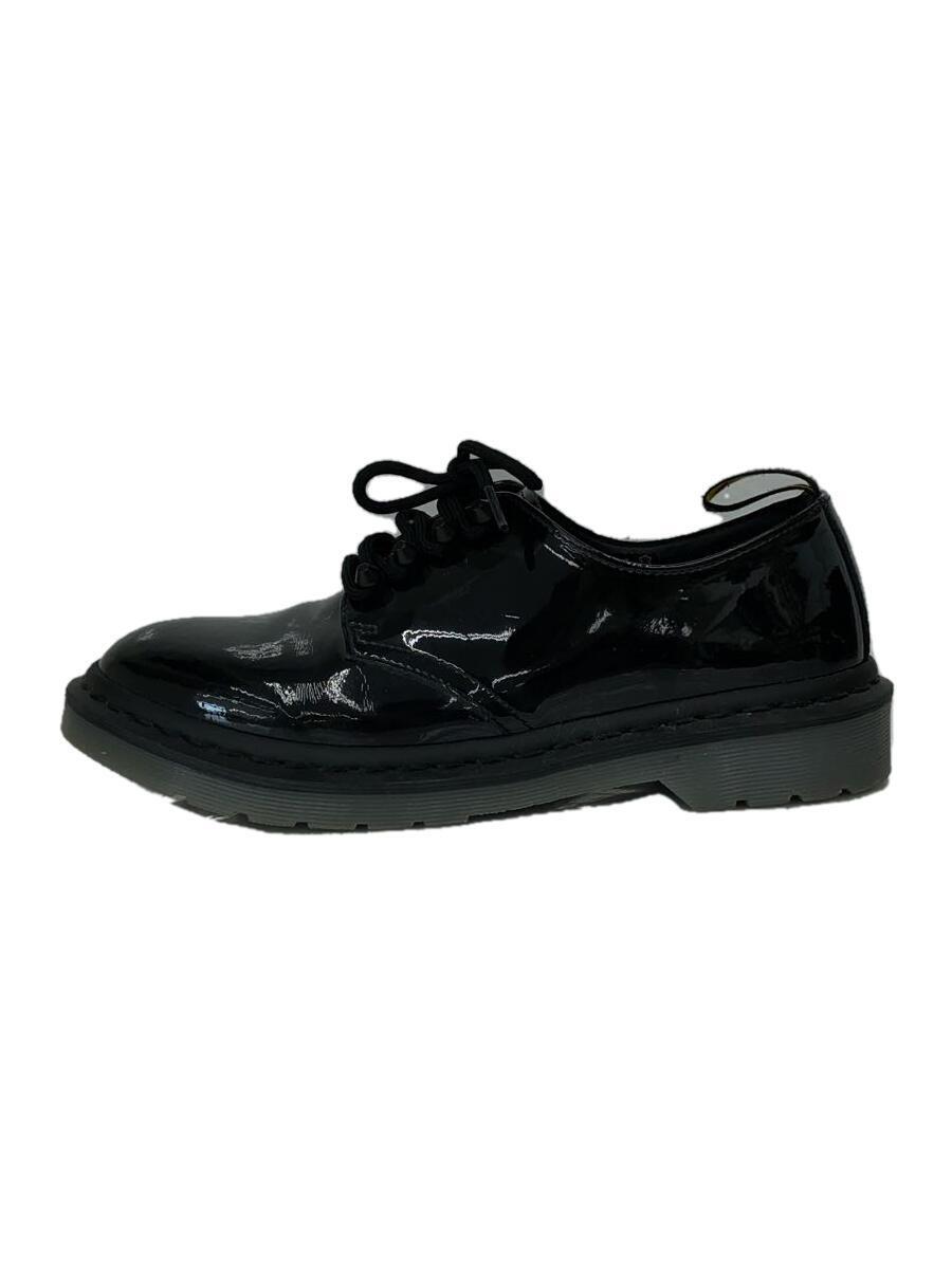 Dr.Martens◆ドレスシューズ/UK7/BLK/エナメル/AW006