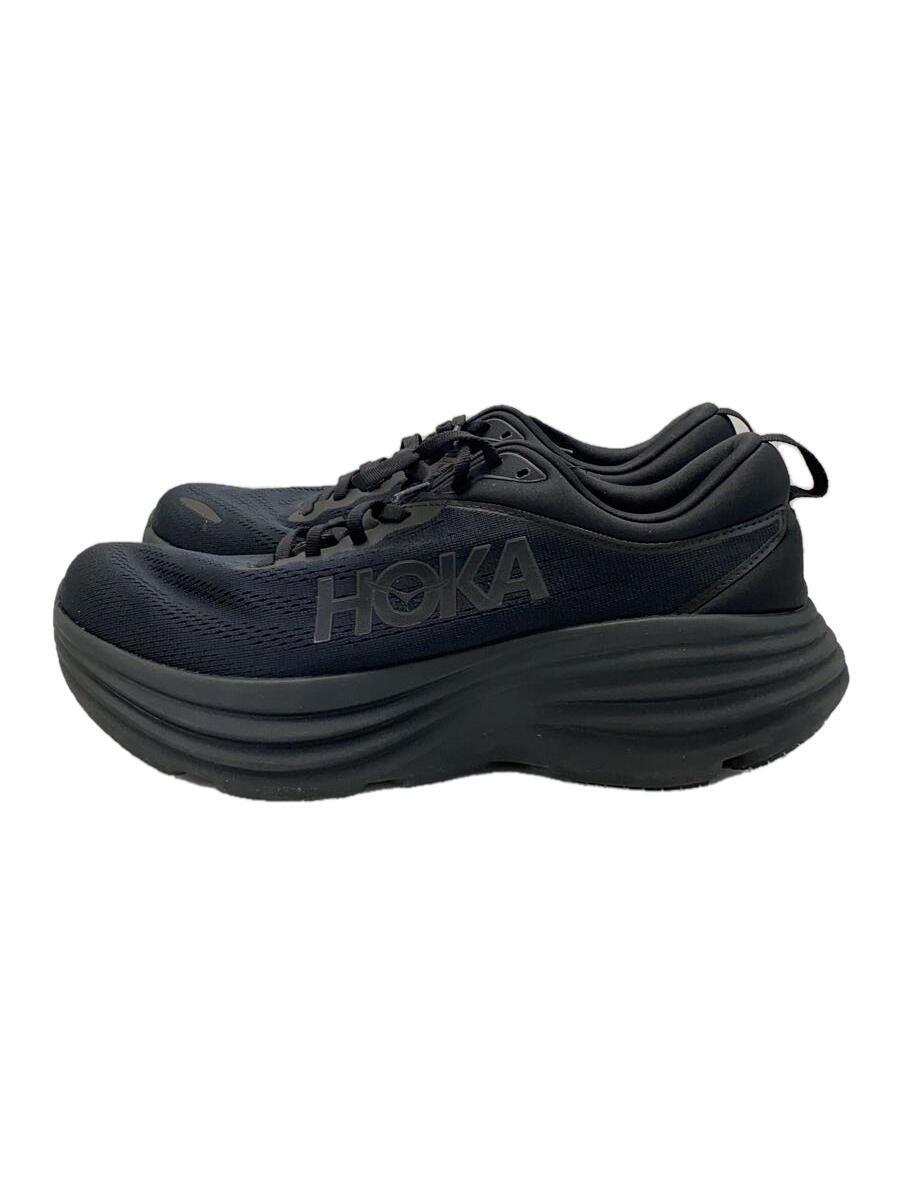 HOKA ONE ONE◆BONDAI 8/ローカットスニーカー/28cm/BLK/1123202