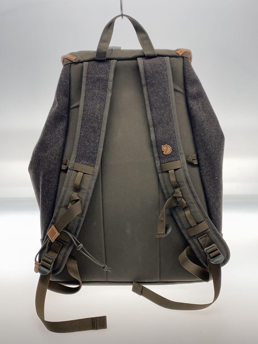 FJALL RAVEN◆Varmland Rucksack/ヴァームランド/サイドポケット1つ付き/リュック/ウール/ブラウン_画像3