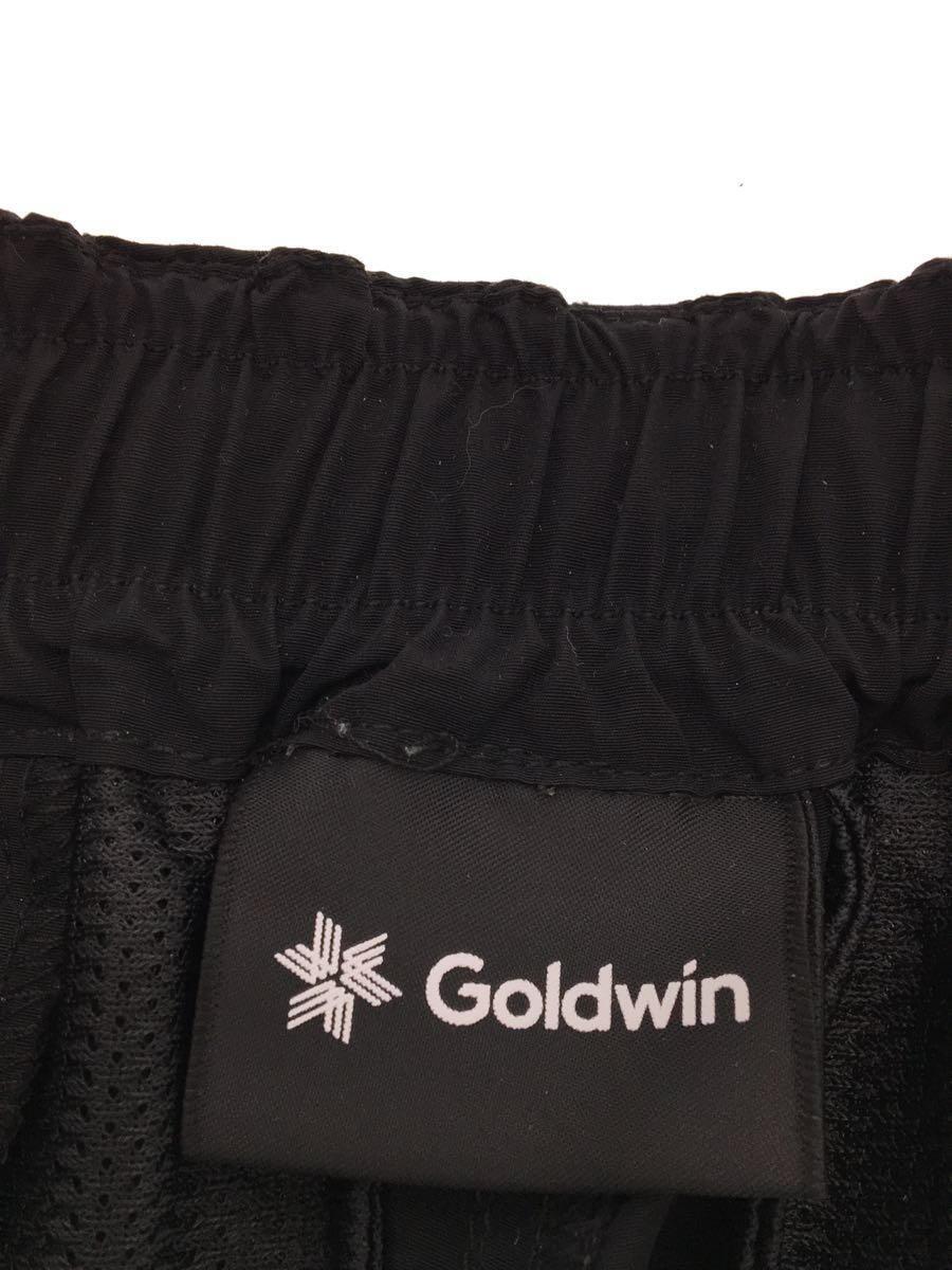 GOLDWIN◆リラックスストレートイージーパンツ/XS/ナイロン/BLK/無地/GL72378P_画像4