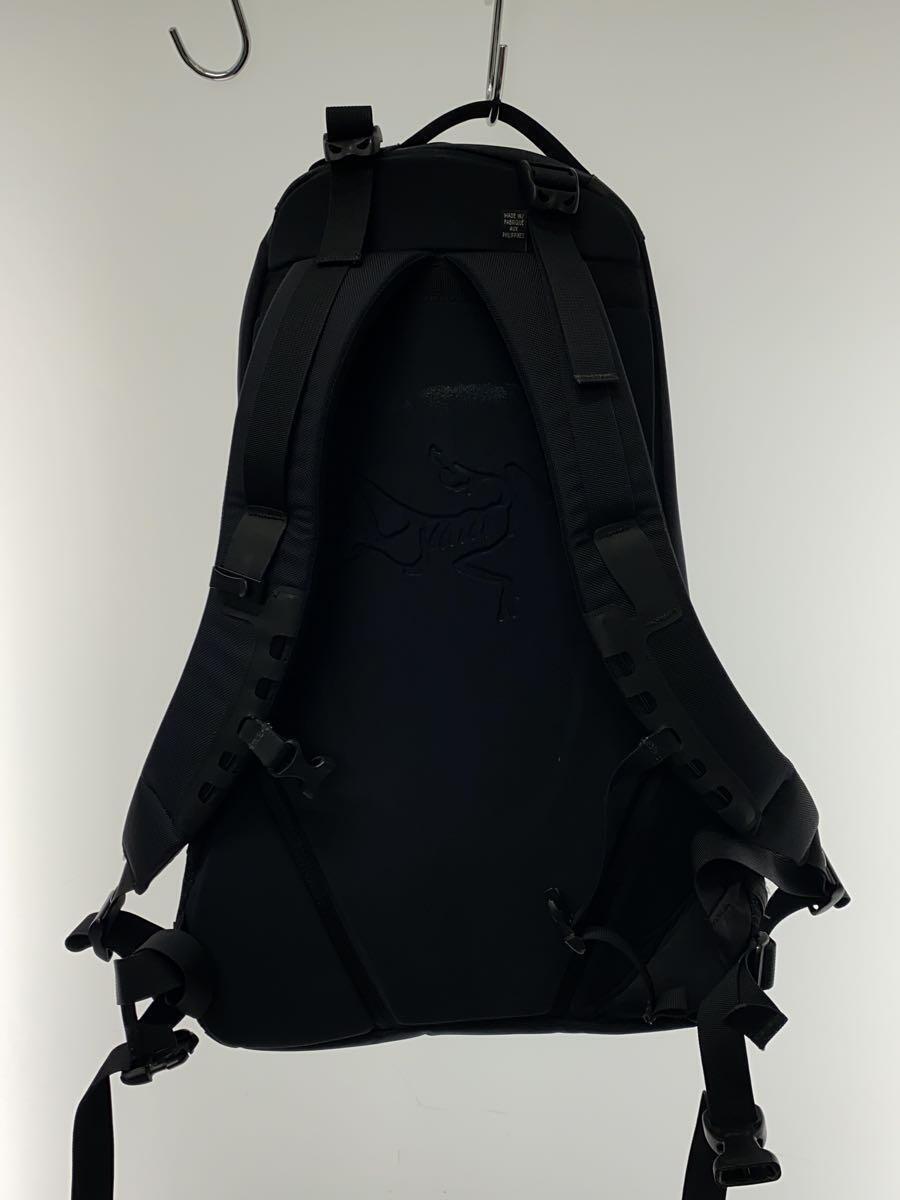 ARC’TERYX◆ARRO22/バックパック/ナイロン/BLK/無地/6029-105473/シミ汚れ有_画像3