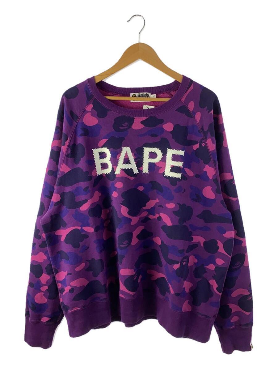 A BATHING APE◆COLOR CAMO CRYSTAL STONE RELAXED/XL/コットン/カモフラ/001SWI801008M_画像1