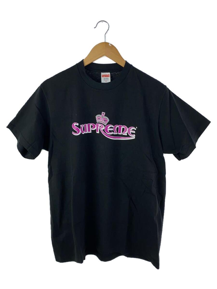 Supreme◆Tシャツ/M/コットン/BLK/Crown Tee
