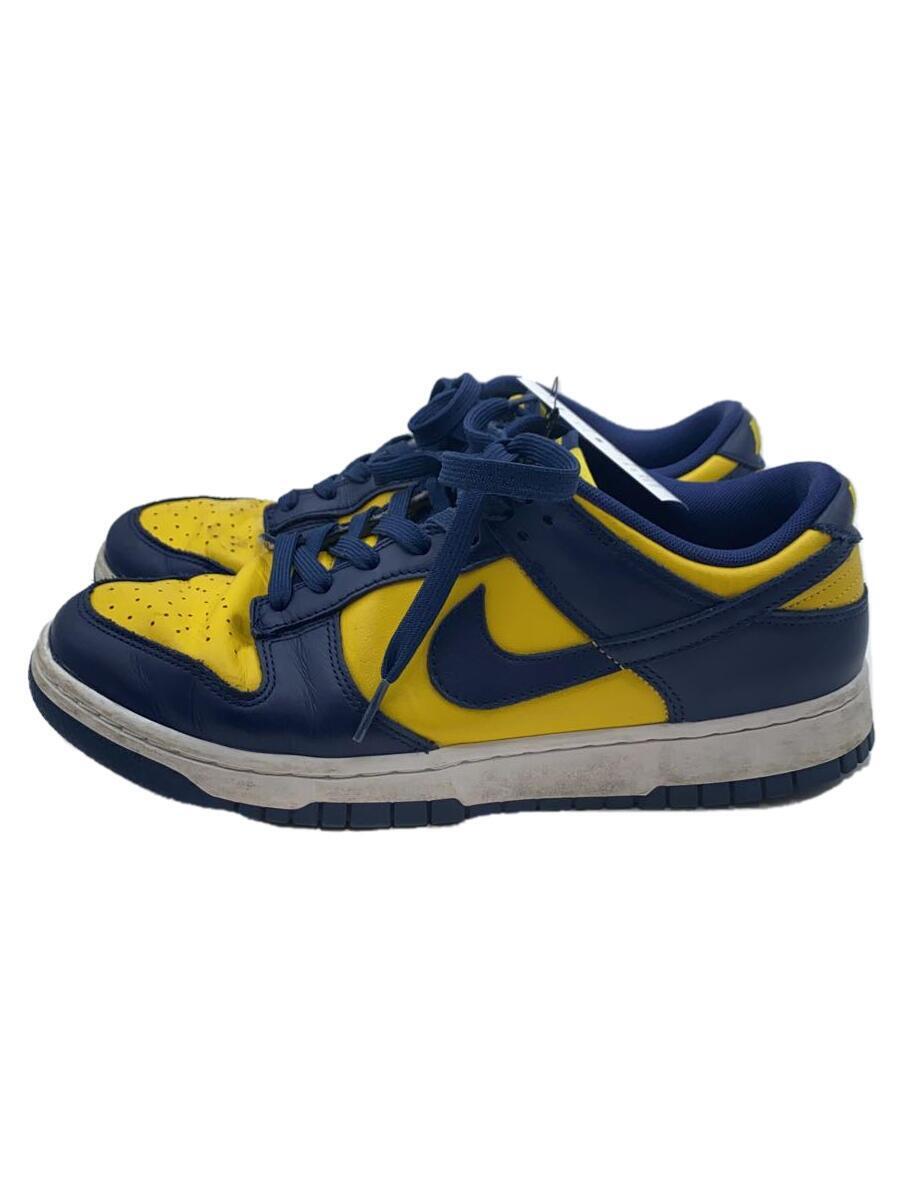 NIKE◆DUNK LOW RETRO/27.5cm/YLW/DD1391-700_画像1