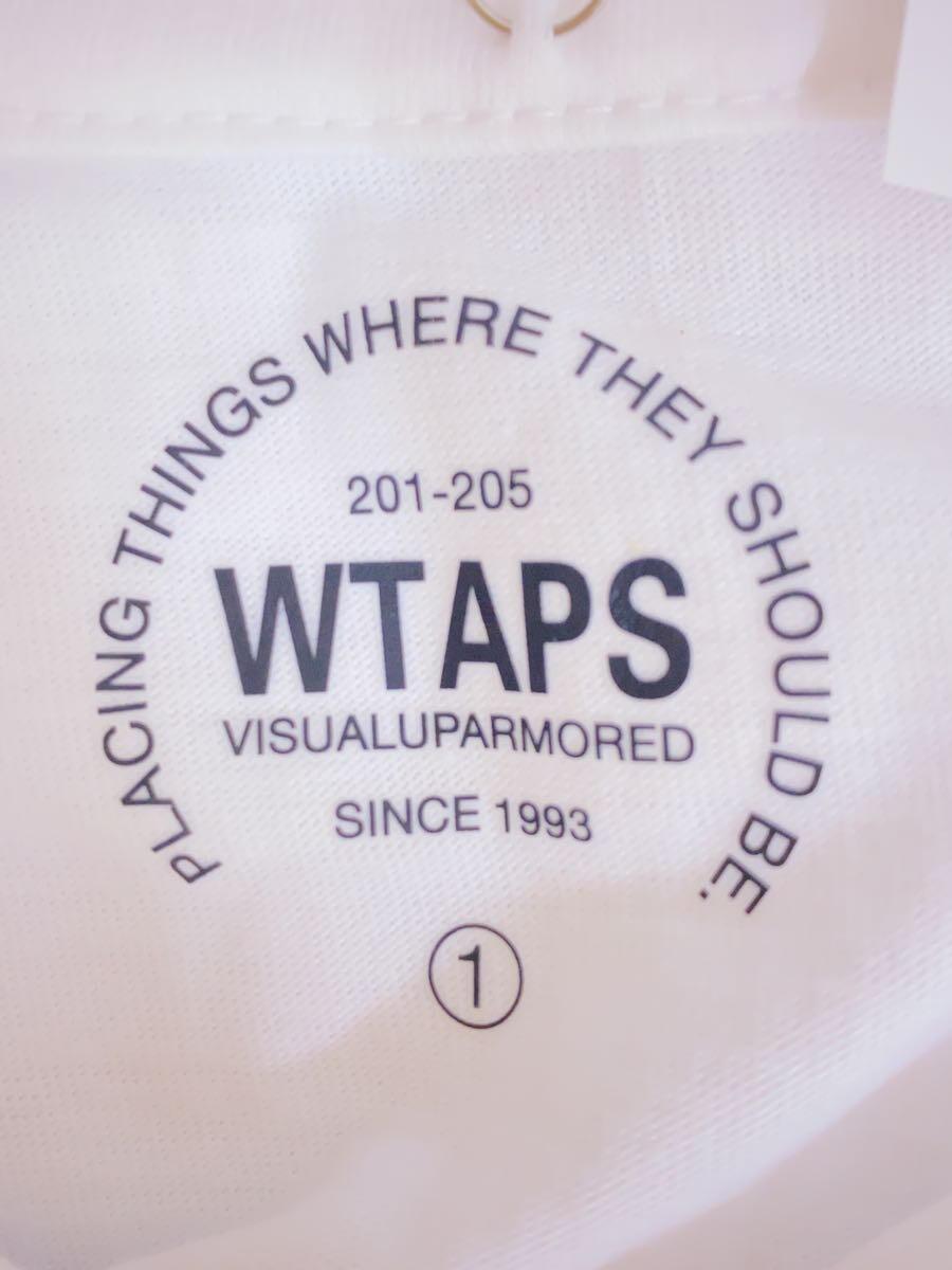 WTAPS◆Tシャツ/1/コットン/WHT_画像3