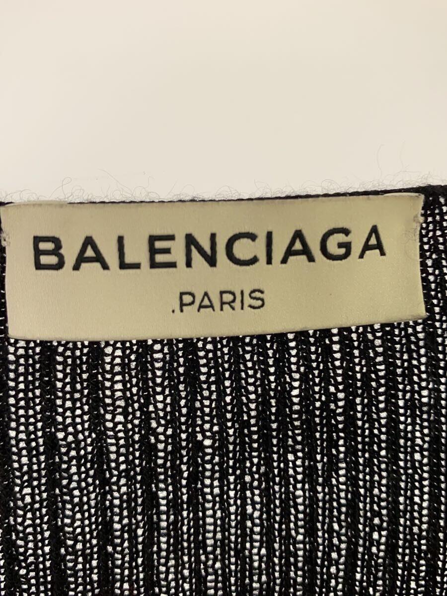 BALENCIAGA◆カーディガン(薄手)/34/コットン/BLK/無地/2016 00287_画像3