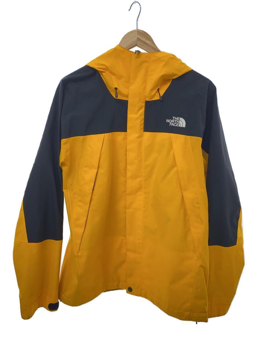 THE NORTH FACE◆EXPLORATION JACKET/L/ナイロン/YLW/無地