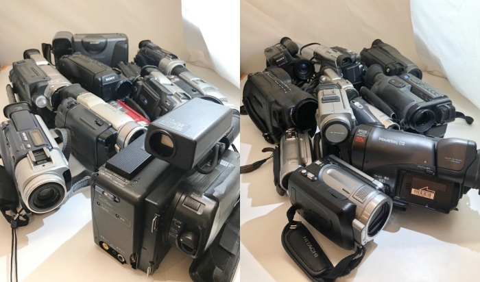 ビデオカメラまとめ　SONY　Canon　HITACHI　SHARP　Panasonic　Victor　JVC　ケンウッド　8ミリ　デジタル　大量　ジャンク　ソニー_画像1