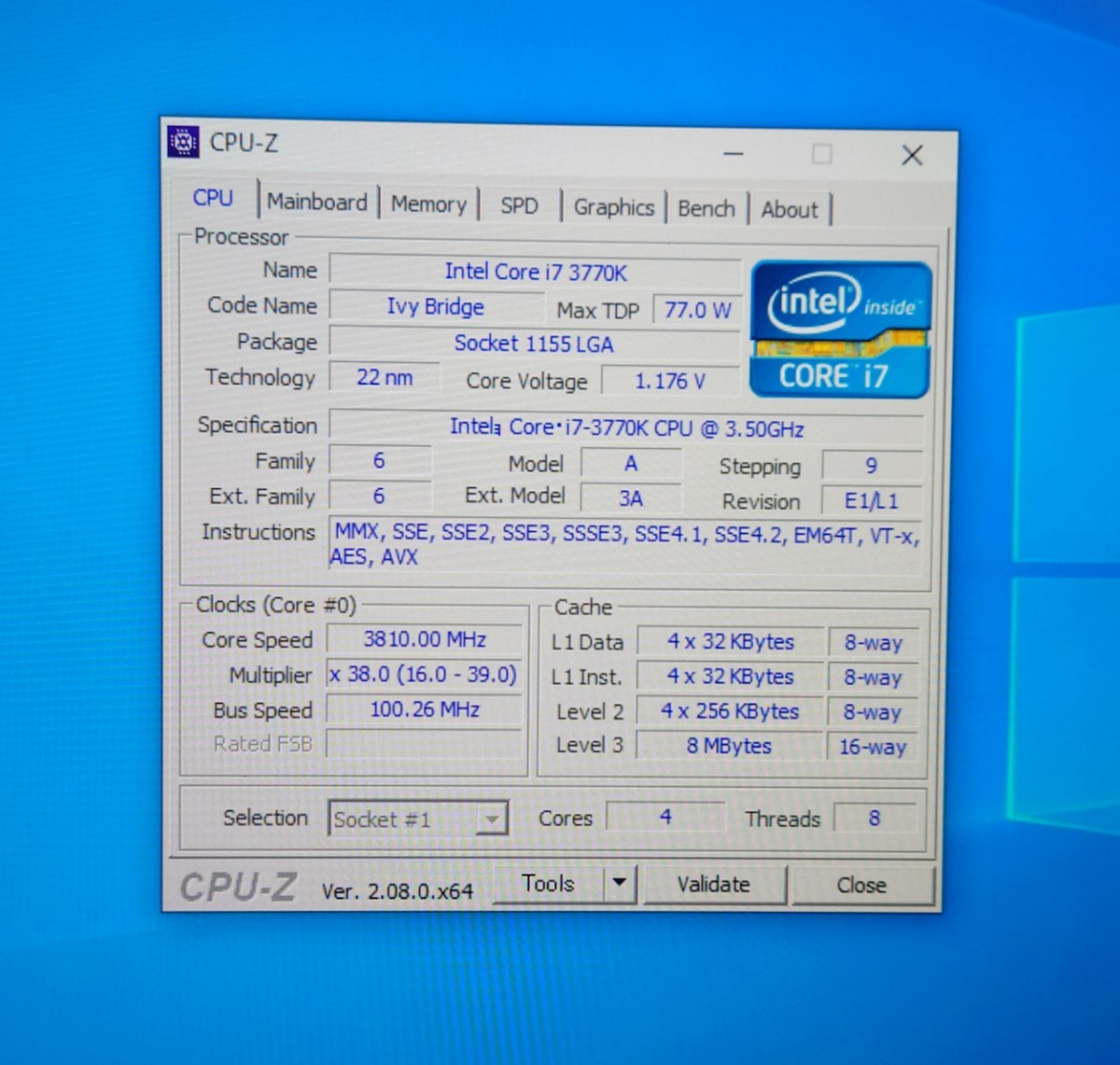 intel】 Core i7-3770K 3.5GHz 第3世代CPU 動作確認済み商品細節