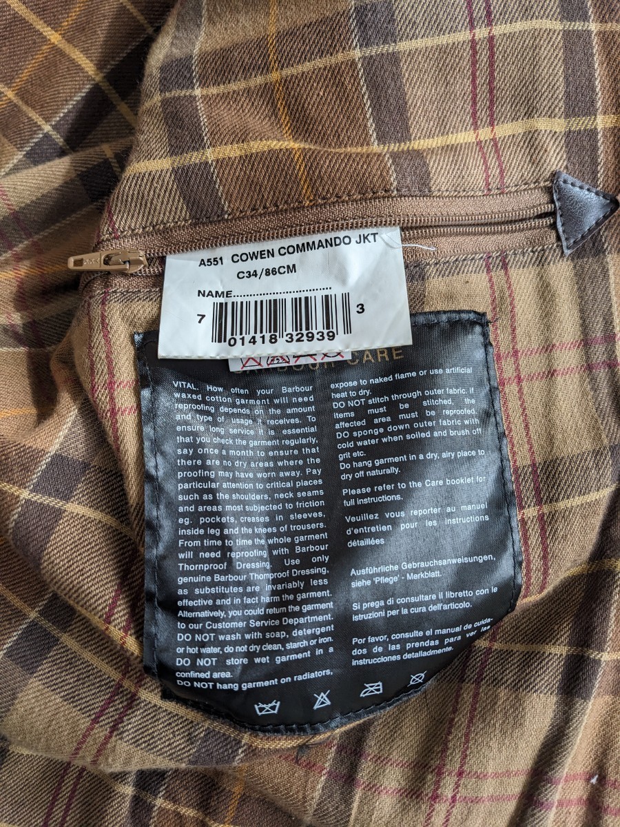 Yahoo!オークション - バブアー Barbour COWEN COMMANDO JACKET Yahoo!オークション - バブアー Barbour COWEN COMMANDO JACKET