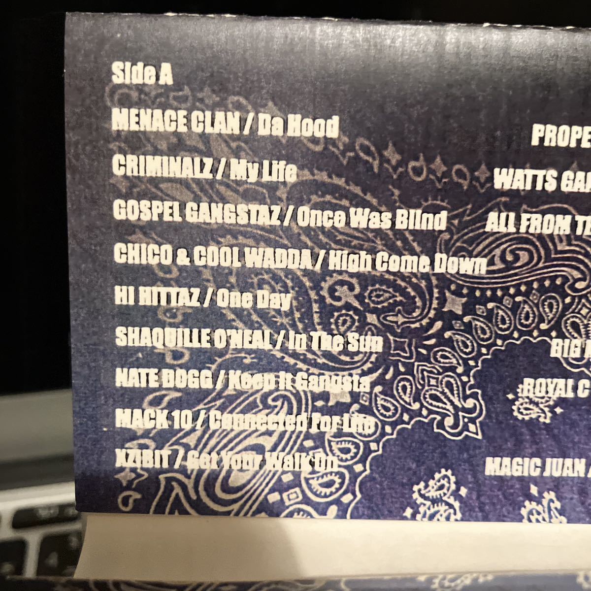 CD付 MIXTAPE DRUG FUNK DJ INAK★GANGSTA FUNK G-RAP G-FUNK GO PMX RYOW COUZ MURO KIYO KOCO DOPEMAN_画像3