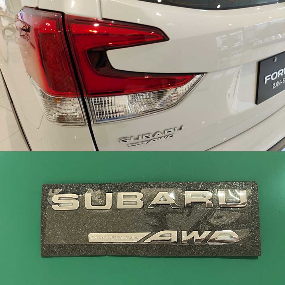  Subaru WRX STI Impreza серебряный [SUBARU AWD] задний эмблема комплект 