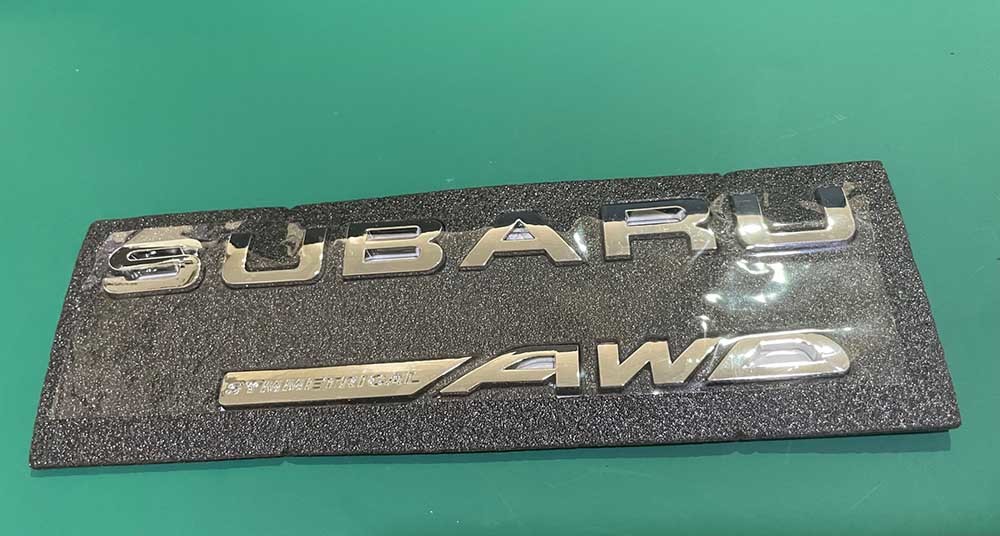  Subaru WRX STI Impreza серебряный [SUBARU AWD] задний эмблема комплект 