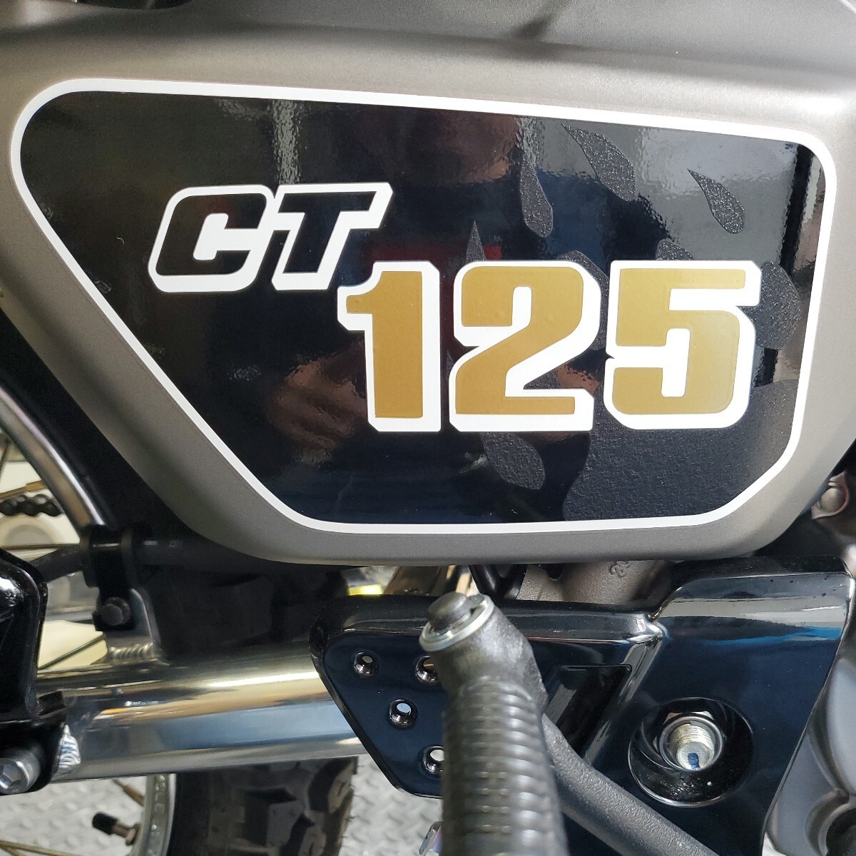 ■送料無料■CT125 ハンターカブ センターカバー　サイドカバー　左右セット デカール　JA55 JA65 検)ステッカー カッティング 切り文字_画像2