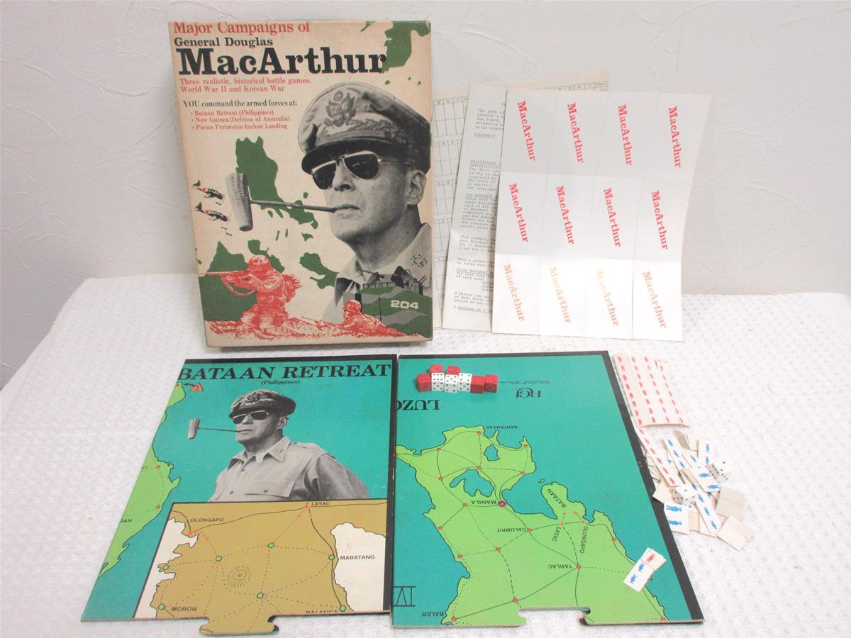 ジャンク ボードゲーム ダグラス・マッカーサー Douglas MacArthur フィリピン 海外 英語 希少 当時物 戦争_画像1