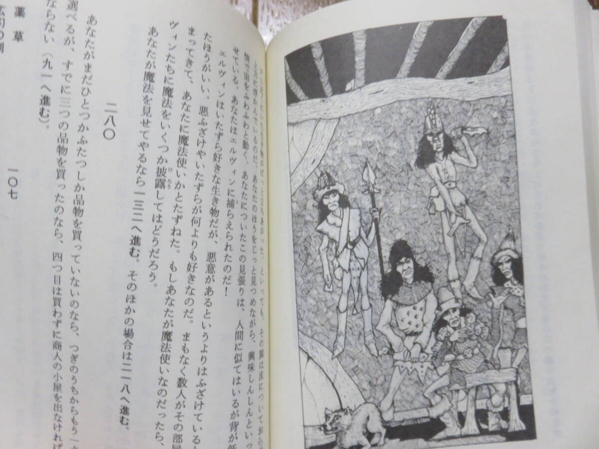 1980年代に流行りました！創元推理文庫　スティーブ・ジャクソン 「ソーサリー」「ドルアーガの塔」などゲームブック 全10冊_画像5