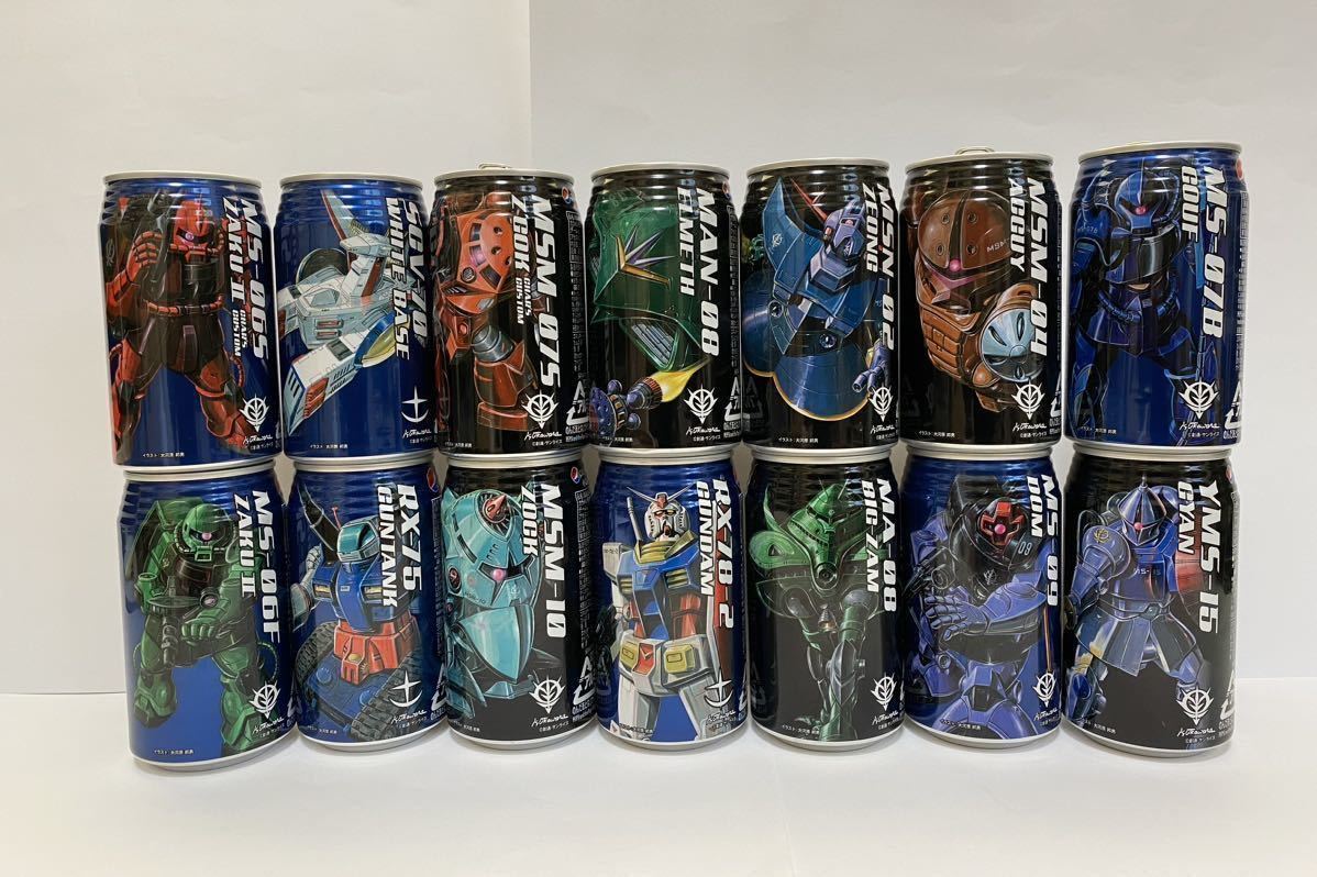  Gundam Pepsi Pepsi can large river .14 pcs set 