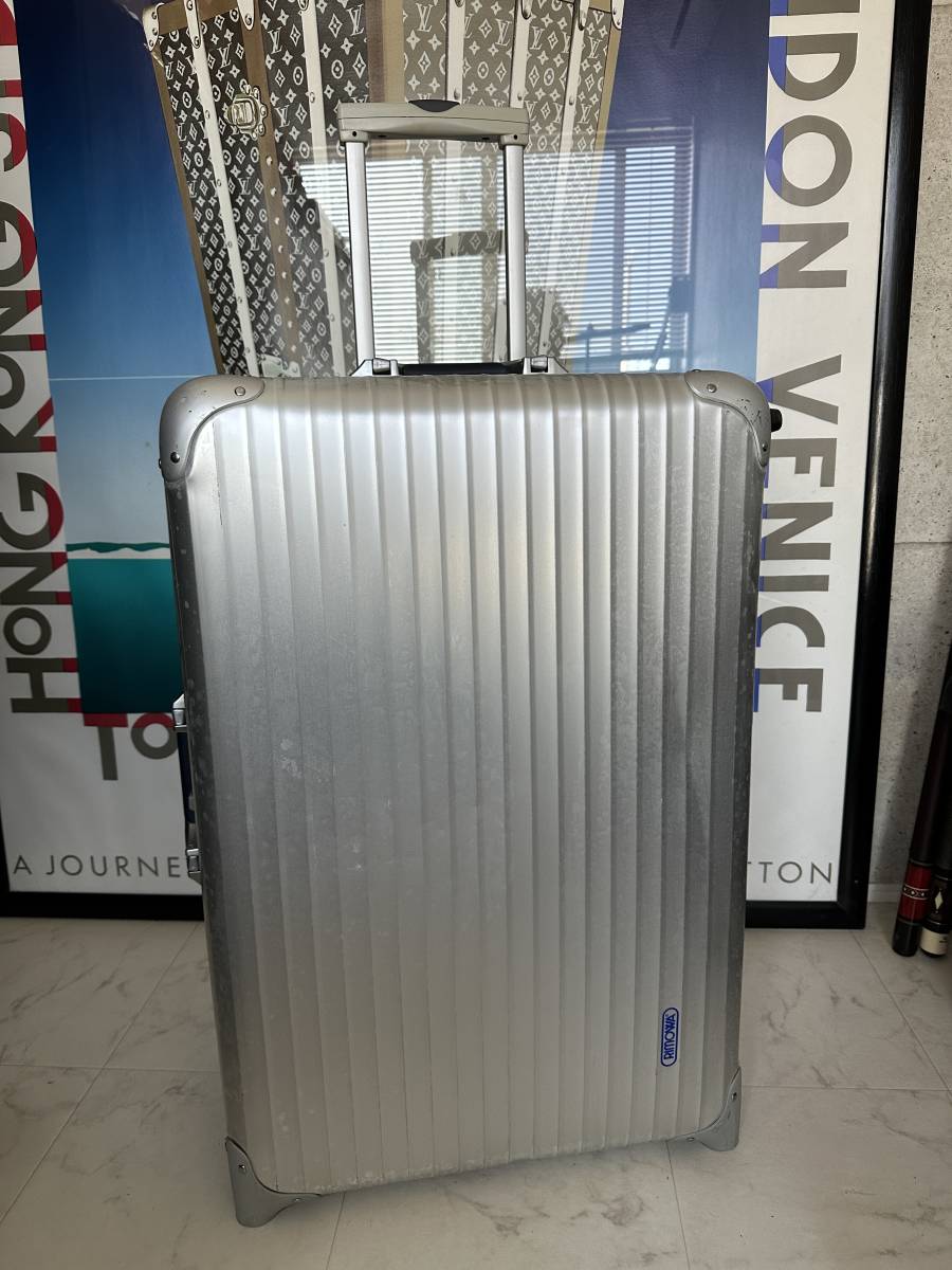 [ prompt decision / immediate payment ]! exterior beautiful goods! RIMOWA Rimowa TOPAS topaz SILVER INTEGRAL silver integral 2 wheel suitcase 926.70 genuine article regular goods 