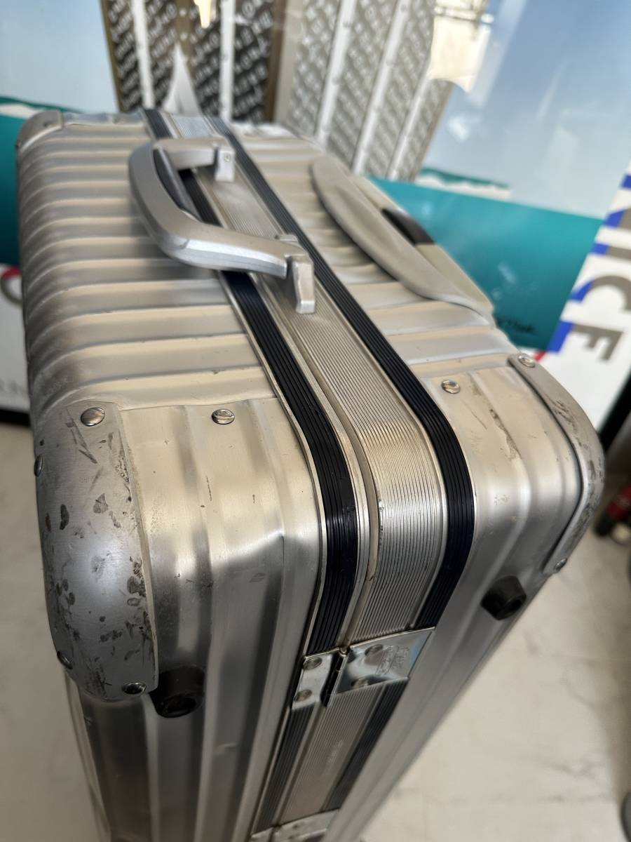 【即決/即納】！良好！TSAロック！ RIMOWA リモワ TOPAS トパーズ SILVER INTEGRAL シルバーインテグラル スーツケース 926.63 63Lの画像6