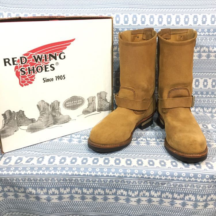 RED WING Red Wing 8178 suede engineer boots 9D27cm: Real Yahoo 