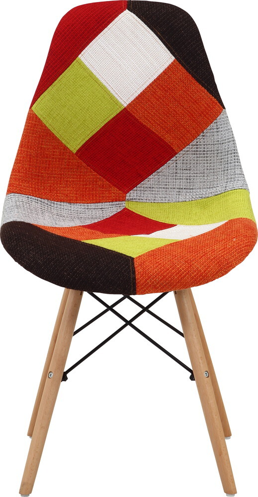 [ бесплатная доставка ] Eames лоскутное шитье ракушка стул ткань стул стул красный не 2 торговля 