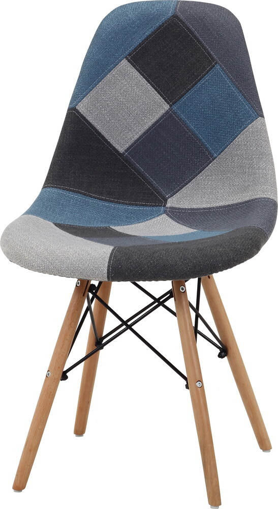 [ бесплатная доставка ] Eames лоскутное шитье ракушка стул ткань стул стул серый не 2 торговля 