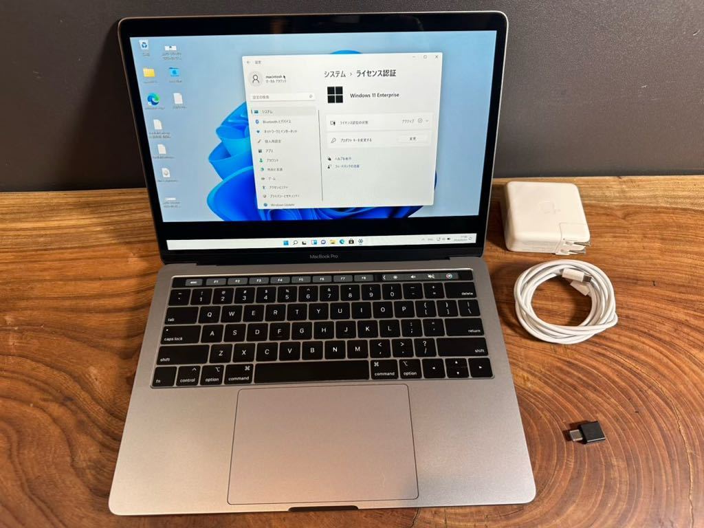 「美品」Apple MacBook PRO Retina 13inch 2019/最上位CPUi7 2.8GHZ/16GB/SSD256GB/office2019/Windows11coreM_画像2