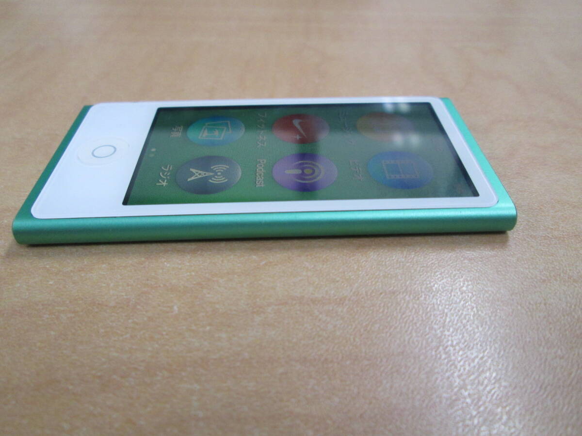 iPod nano 第7世代 A1446 グリーン モデル:MD478J USED_画像5