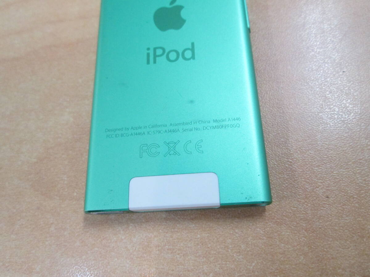 iPod nano 第7世代 A1446 グリーン モデル:MD478J USED_画像9