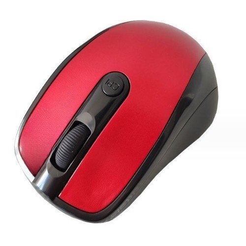 【VAPS_1】マウス ワイヤレスマウス 阿修羅 《レッド》 USB 光学式 無線 3ボタン 2.4G 送込_画像1