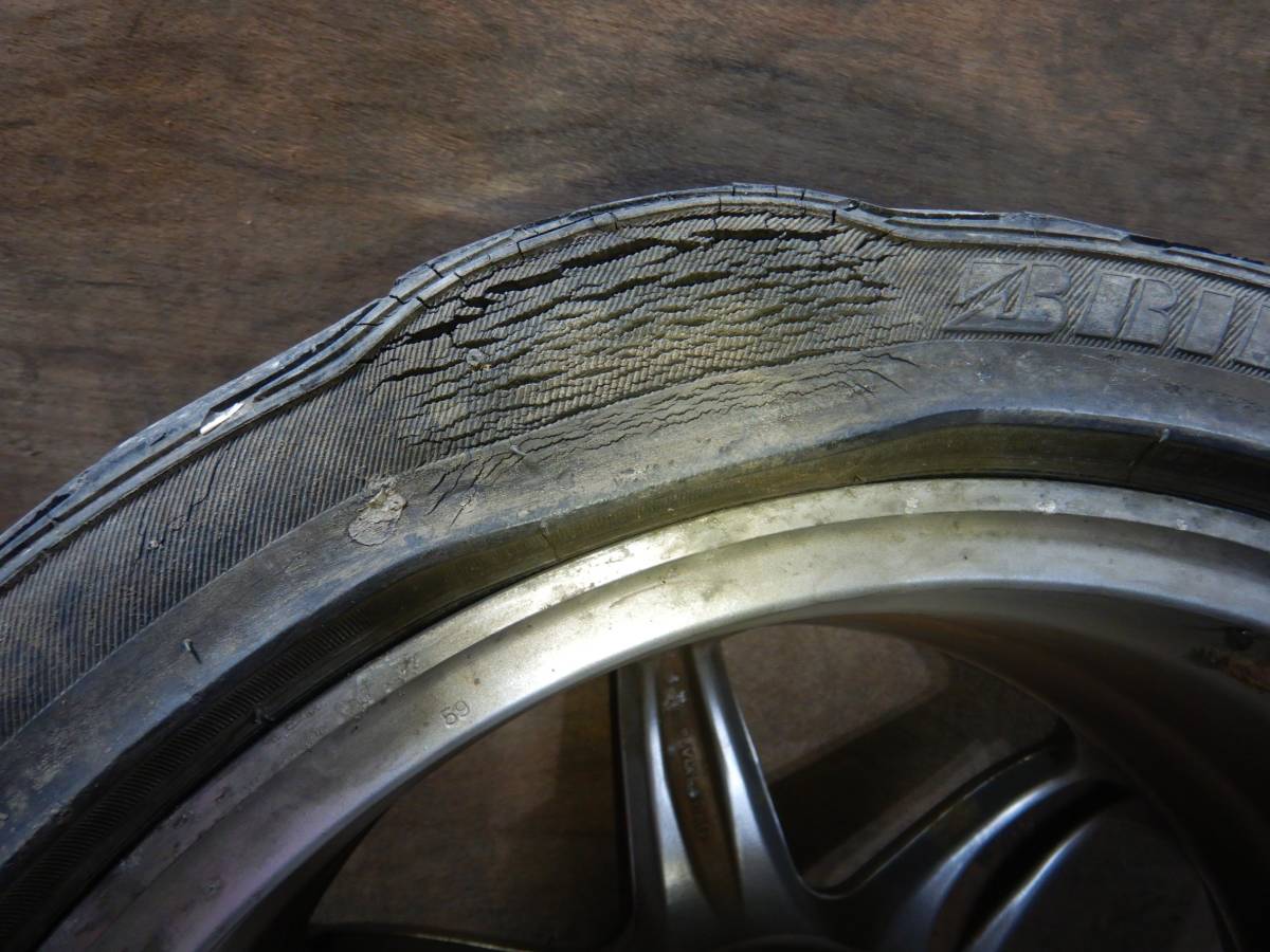 (H2976) TECNO MOTOR WORKS 17×7J+38 ホイール 215/45R17 タイヤ4本の画像5