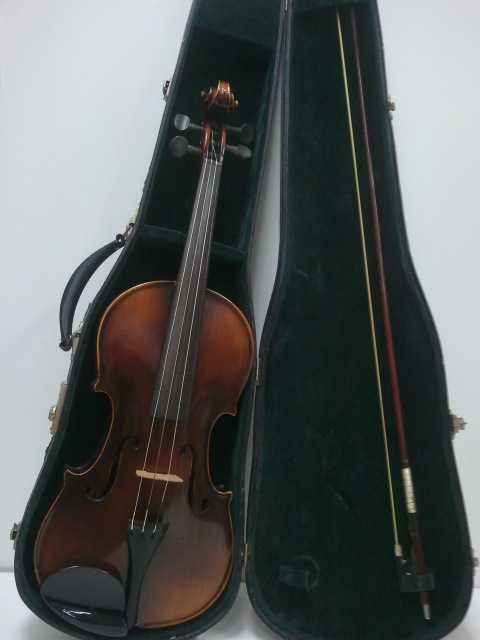 ☆r☆【弦楽器・スズキ 楽器】SUZUKI VIOLIN スズキ バイオリン Established 1887 Nagoya No.18 Size 4/4 ハードケース☆_画像9