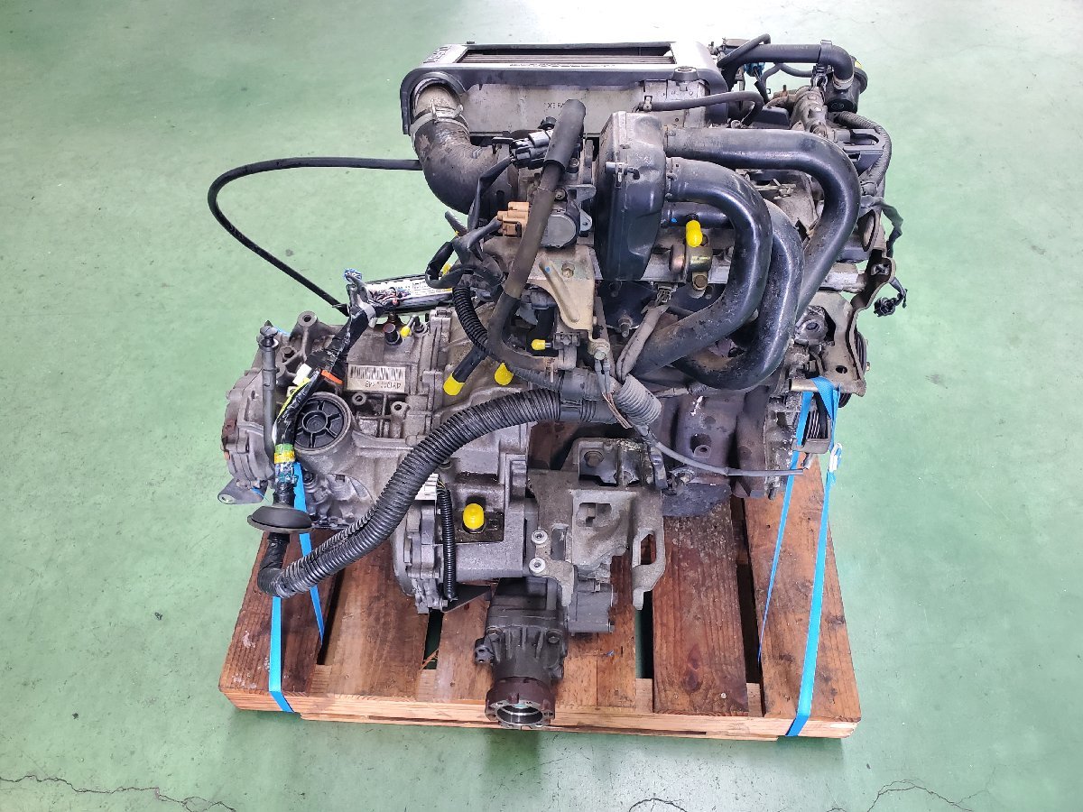 ★ エンジン ミッション EF-DET ターボ 4AT セット 4WD コンピューター付 ネイキッド LA-L760S L750S_画像2