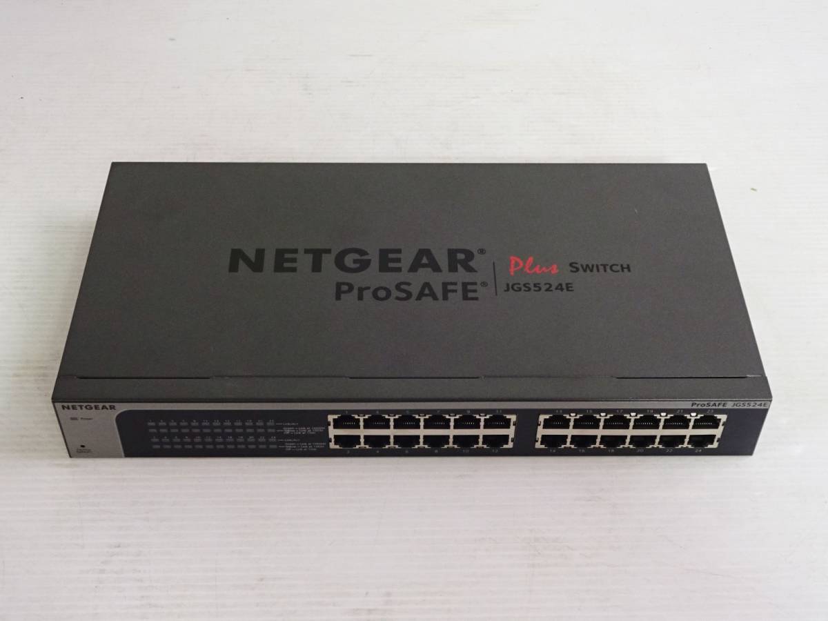 NETGEAR ネットギア ■ JGS524E v2 ギガビット 24ポート Prosafe 24Port Plus Switch ■ ⑤ 管44537_画像5