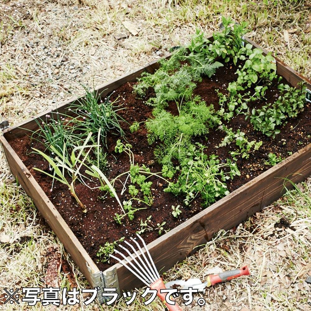 ガーデンボックス 1200×800 ナチュラル 日本製 花壇 プランター 家庭菜園 野菜 砂場 レイズドベッド ガーデン DIY_画像5