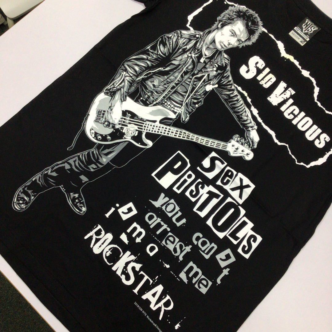 SR13A2. バンドTシャツ Mサイズ　Sid Vicious ① シドヴィシャス　Sex Pistols セックスピストルズ_画像4