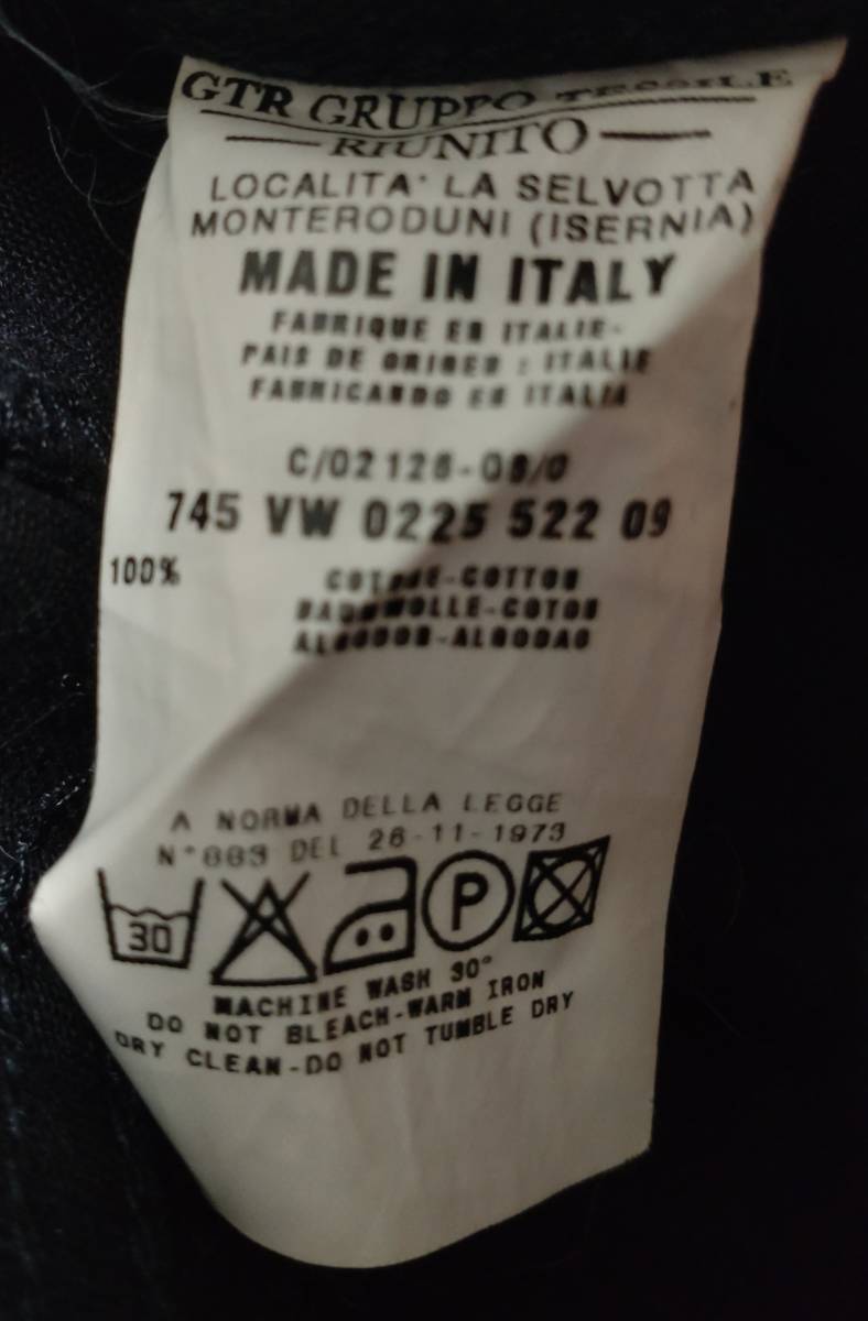 【イタリア製 旧アングロマニア サイズ30 5ポケット パンツ】黒 anglomania Vivienne ヴィヴィアン MAN_画像8