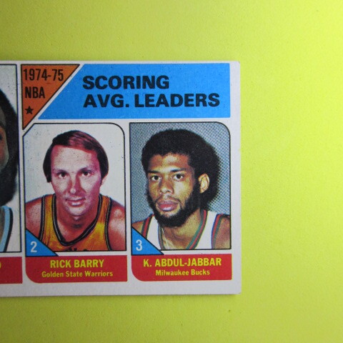 NBA 1975-76 Topps #1 NBA Scoring Average Leadersの画像3